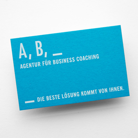 Agentur für Business Coaching GmbH / Business Card