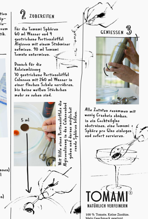 Tomami GmbH / Comicrezepte Illustration und Layout