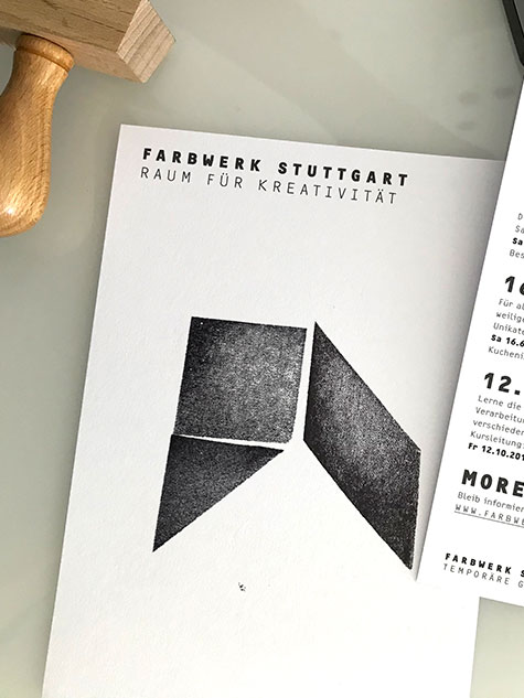 Farbwerk Stuttgart / Corporate Design / Programmflyer