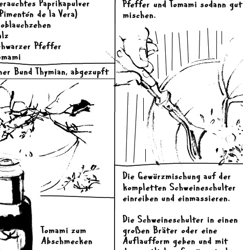 Tomami GmbH / Comicrezepte Illustration und Layout